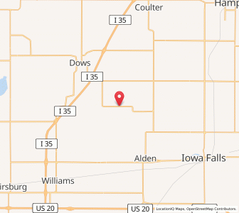 Map of Popejoy, Iowa