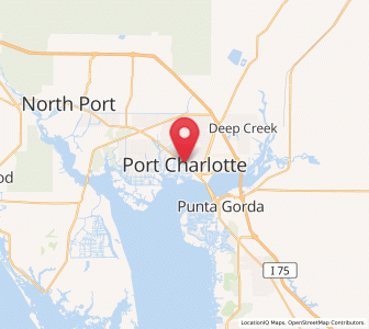 Map of Port Charlotte, Florida