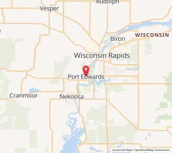 Map of Port Edwards, Wisconsin