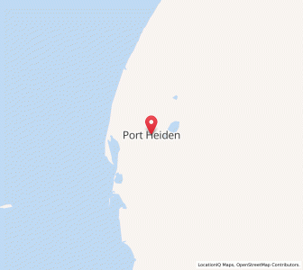 Map of Port Heiden, Alaska