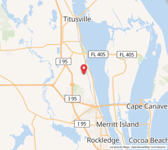 Map of Port St. John, Florida