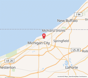Map of Pottawattamie Park, Indiana