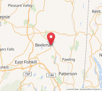 Map of Poughquag, New York