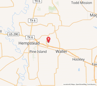 Map of Prairie View, Texas