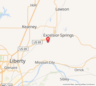 Map of Prathersville, Missouri