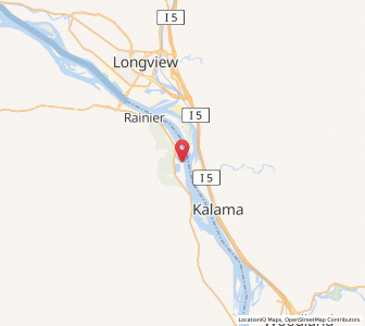 Map of Prescott, Oregon