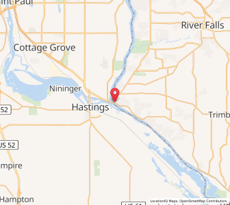 Map of Prescott, Wisconsin