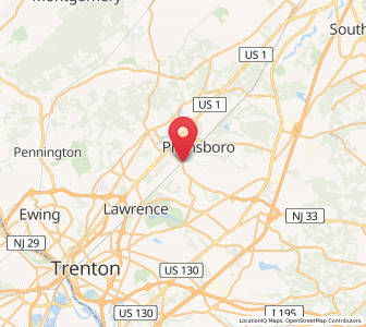 Map of Princeton Junction, New Jersey