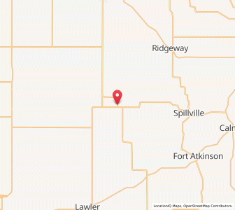 Map of Protivin, Iowa