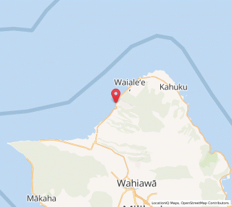 Map of Pupukea, Hawaii