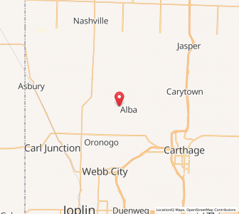 Map of Purcell, Missouri