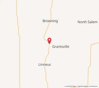 Map of Purdin, Missouri