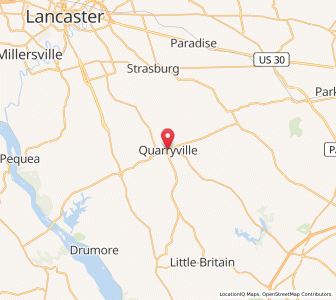 Map of Quarryville, Pennsylvania