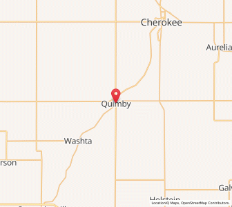Map of Quimby, Iowa