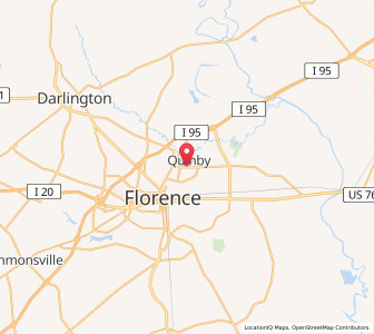 Map of Quinby, South Carolina