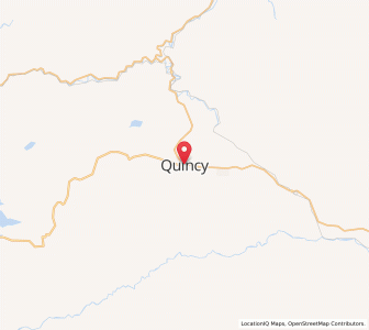 Quincy California Map