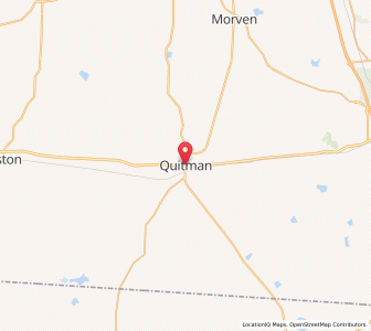 Map of Quitman, Georgia
