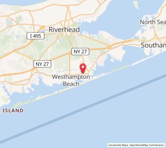 Map of Quogue, New York