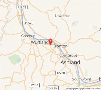 Map of Raceland, Kentucky