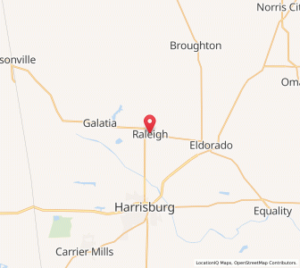 Map of Raleigh, Illinois