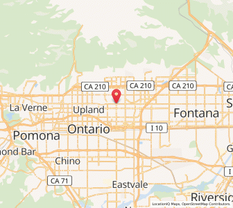 Map of Rancho Cucamonga, California