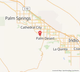 Map of Rancho Mirage, California