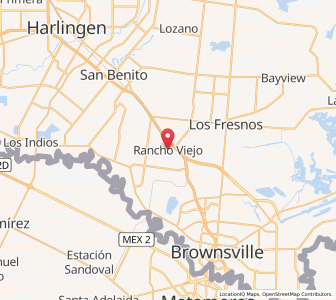 Map of Rancho Viejo, Texas