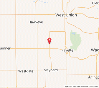 Map of Randalia, Iowa