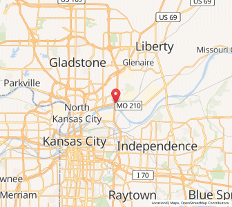 Map of Randolph, Missouri