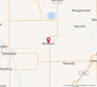 Map of Ransom, Illinois