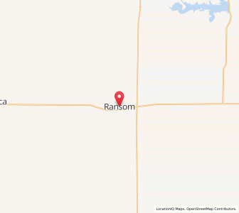 Map of Ransom, Kansas