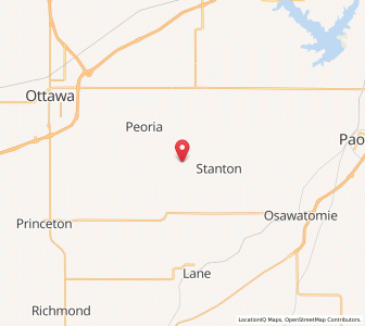 Map of Rantoul, Kansas