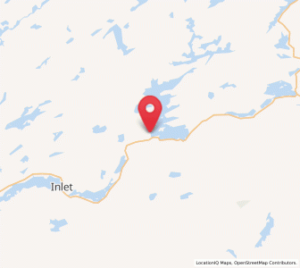 Map of Raquette Lake, New York