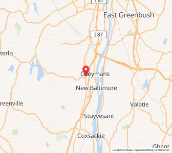 Map of Ravena, New York