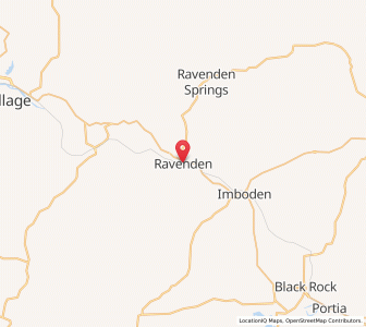 Map of Ravenden, Arkansas