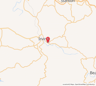 Map of Ravenna, Kentucky