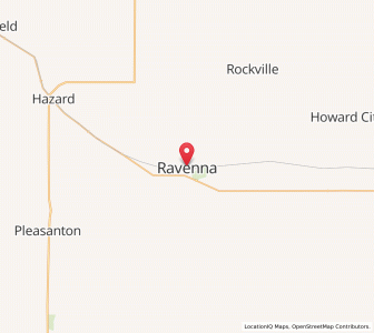Map of Ravenna, Nebraska