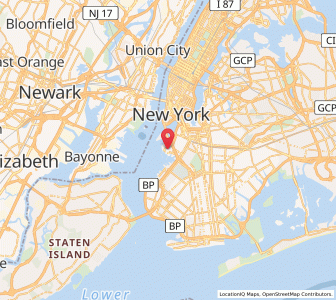 Map of Red Hook, New York