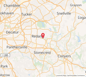 Map of Redan, Georgia