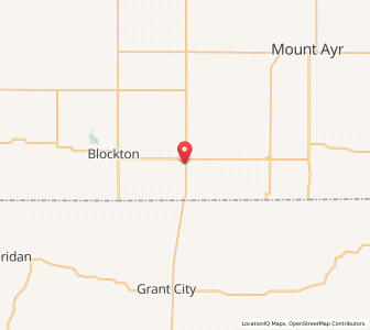 Map of Redding, Iowa