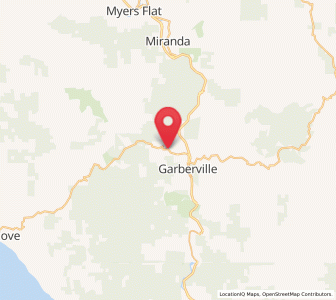 Map of Redway, California