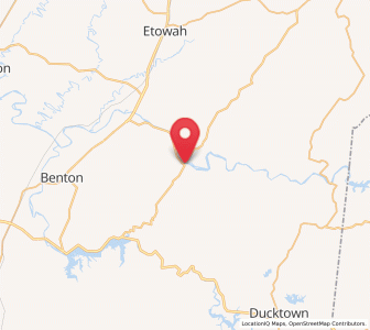 Map of Reliance, Tennessee