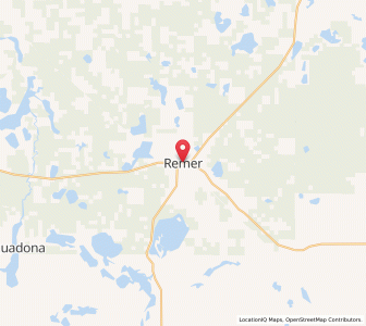Map of Remer, Minnesota