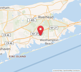 Map of Remsenburg-Speonk, New York