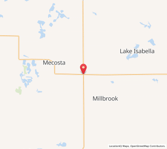 Map of Remus, Michigan