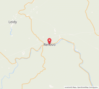 Map of Renovo, Pennsylvania