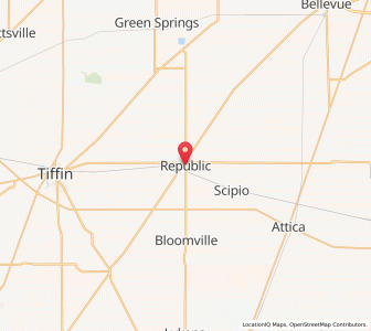Map of Republic, Ohio