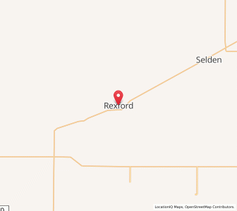 Map of Rexford, Kansas