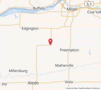 Map of Reynolds, Illinois