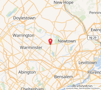 Map of Richboro, Pennsylvania